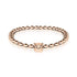 Meilleure amie | Or rose 18 carats | Chiot de cristal